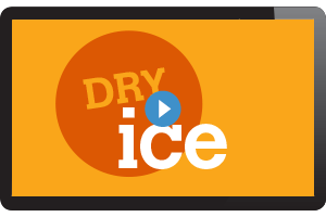 Dry ice bubble